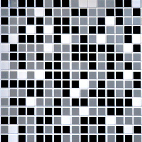Mosaic Black - vzorka