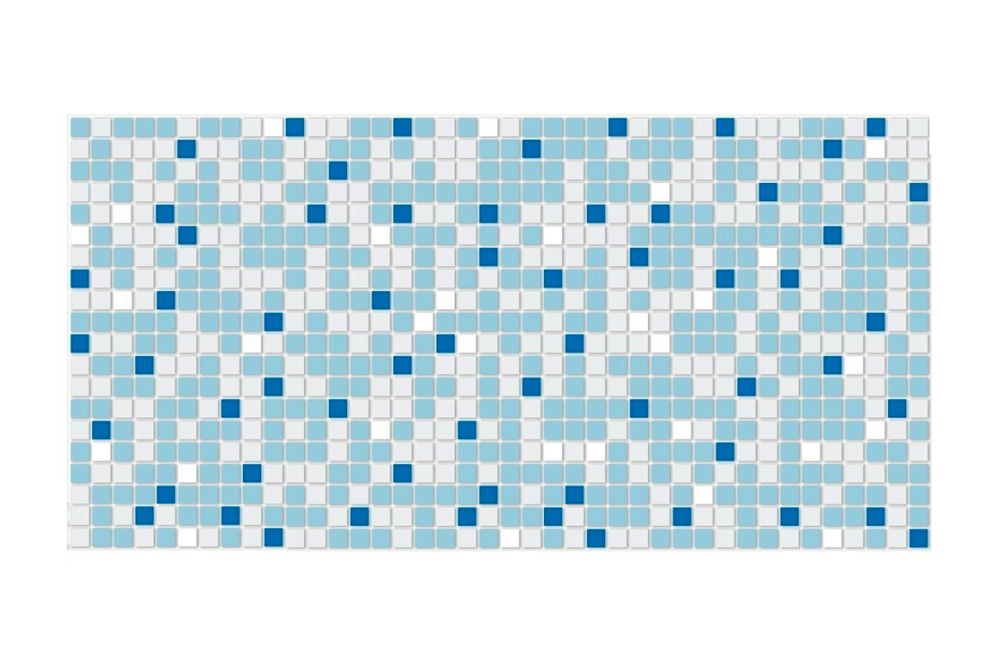 3D PVC obklad Mosaic Blue