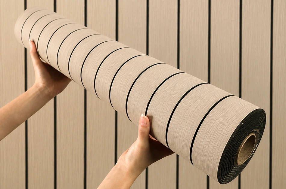 3D samolepiaca PVC tapeta - Lamela Dub Sonoma