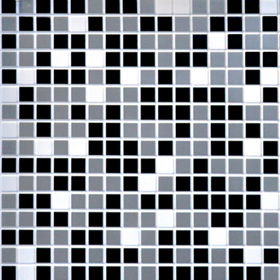 3D PVC obklad Mosaic Black 