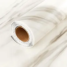 3D samolepiaca PVC tapeta - mramor biely